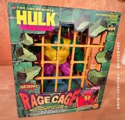 1996 Toy Biz Incredible Hulk Rage Cage Sound & Action Breakout Playset SEALED
