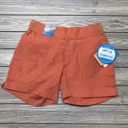 NWT Columbia Womens Walkabout Short Orange Size X Small Lightweight UPF 15