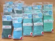 12 Bags Sealed Columbia-Minerva Assorted Latch Hook Yarn 320 Pieces Per Bag