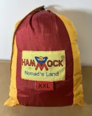 NEW! Nomad Hammock XXL 2 Person Lightweight Parachute Silk w Rope, Hooks & Bag