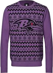 FOCO NFL Winter Ugly Sweater XMAS Knit Pullover