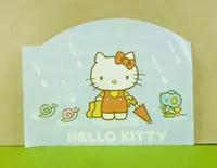 在飛比找樂天市場購物網優惠-【震撼精品百貨】Hello Kitty 凱蒂貓 造型卡片-藍