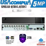 TVT QTH87-OEM 8 CH +2IP DVR UHD-4K 4MP AHD-TVI-CVI (2TB Hard Disk)No Q-See Logo