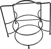 VILLFUL Rustic Two Cake Stand Elegant Display Holder for Afternoon Tea Seafood Buffets and Party Desserts Versatile Prep Station for Weddings and Special Events