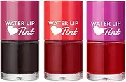 FEESHOW 8ML Matte Lip Gloss Long Lasting Hydrating Lipstick for Women Velvet Finish Highly Pigmented Non Sticky Lip Gloss Smooth Lip Color Essential Dragonfruit&Cherry&Mulbery One Size