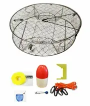 KUFA Stainless Steel crab Trap with Zinc Anode & accessory kit CT100+CAP3