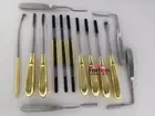 Face Lift Plastic Surgery Endoscopic Brow Lift Nasal Rasps Instruments 15 PCS