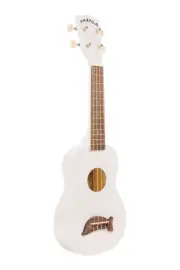 Kala Makala Dolphin Series Sporano Ukulele Solid White Pearl with Bag