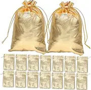 Ipetboom Jewelry Bag 100pcs Drawstring Present Bags Craft Storage Trinket Packing Decorative for Parties
