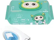 Flushable Wet Wipes Travel Size | 80-wipe Extra Large EDI Pure Water Wipes For Women - Eco-friendly Non-sticky Quick Drying Hygiene Care Wipes