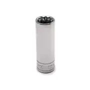 Husky Socket 1/2 in Drive Deep 1-1/16 in Black Steel Individual (12-Point)