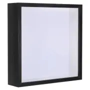 10x10 Shadow Box Frame Wood Dried Flower Display Stand Photo Frame Black