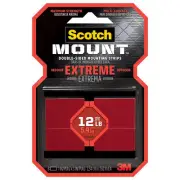 Scotch Extreme Mounting Strips, Double-Sided Heavy Duty Tape, 8 Strips, 1 in ...