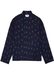 Ymc PJ Polka-dot Cotton-blend Overshirt - Blue - M M