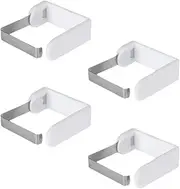 Leona Co 4pcs Stainless Steel Silver Thickened Strong Cloth Clip Tablecloth Clamp Holder Table Cover Clamps Table Cloth Holder Table Cloth Clips Holder