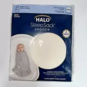 NEW Halo SleepSack Swaddle Micro-Fleece Cream Newborn Birth-3 Mos TOG 3.0