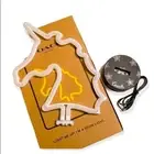 COACH Neon Yellow Unicorn Lamp/ Night Light