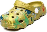 [CERYTHRINA] Boys Girls Clogs Cute Cartoon Animal Garden Shoes Lightweight Slides Slippers Slip-on Sandals (Infant/Toddler/Little Kid)