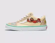 VANS X SESAME STREET Old Skool US 9.5 MEN'S SHOES VN0007NT7VJ SUEDE BEIGE