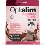 Optislim Premium Shake for Her with Collagen - 20G Protein Powder Shake - Pro...