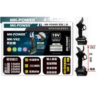 在飛比找蝦皮商城精選優惠-WIN五金 MK-POWER 18V剪枝機 銅管剪 電纜剪 