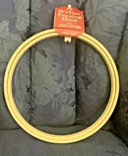 Westex Flexi-Hoop Decorative Frame ~ Cross Stitch/ Needlework 7” Round ~ Beige