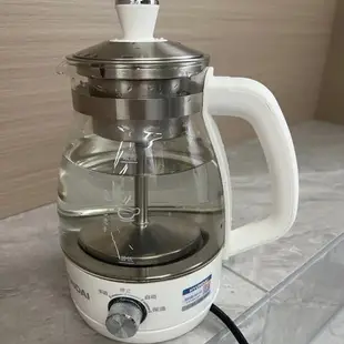 HYUNDAI 煮茶器家用全自動蒸汽煮茶壺黑茶蒸茶器小型辦公室玻璃