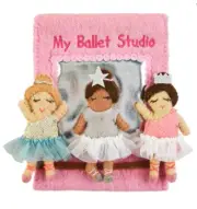 Mud Pie My Ballerina Dance Studio Finger Puppets 4 Piece Set 3+