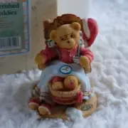 NEW Cherished Teddies Santa Clause A Little Holiday R & R Bear Figurine #352713