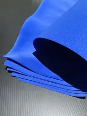 10 sheets- silk foam (foamiran) for flowers handmade size 19,6"x19,6" x 0.038"