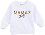 [BOEBNOZCV] Toddler Baby Girls Boy Leopard Print Sweater Long Sleeve Pullover Tops Blouse Sweatshirt Autumn Clothes