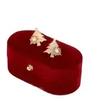 Veile Studios Christmas Tree Earrings Rhinestone Snowflake Jewelry Gifts Earring