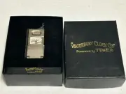 RARE Vintage Timex Waterbury Clock Co. Silver Cell Phone Mini-Clock NIB