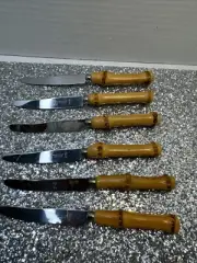 Vintage Fritz Balke Solingen Germany Stainless Steel Set Of 6