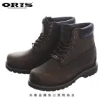 【ORIS 帆船鞋】ORIS帥勁戰鬥女靴-咖啡-S789 03(真皮/手工/女靴)