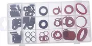 HEALEEP 141pcs Rubber Gasket Assortment Kit Heat Resistant Sealing Rings for Plumbing Automotive and Industrial Use Washers Easy to Install Sealing