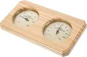 ARTIBETTER Indoor Wooden Sauna Thermometer and Hygrometer Wall Mounted Temperature and Humidity Gauge for Enhanced Sauna Experience Accurate Readings for Comfort and Control