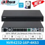 Dahua NVR4232-16P-4KS3 4K 36CH 16POE Network Video Recorder for Camera System