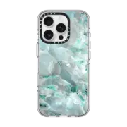 iPhone 16 Pro Clear Case MagSafe Compatible marble046