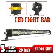 20 inch LED Work Light Bar Spot Flood Combo for Truck SUV ATV Offroad Driving US