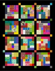 BOHO SOHO - 63" x 49" - Quilt-Addicts Pre-cut Patchwork Quilt Kit