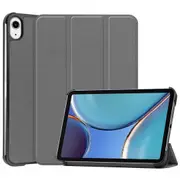 MCC iPad mini (A17 Pro) 8.3-inch 2024 Smart Case Cover Apple mini7 PU Leather Skin 7th Gen 7 [Grey]