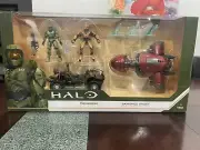 Halo Infinite Mongoose Master Chief & Banished Ghost with Warlord Figure Set NIB