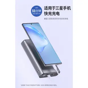 【台灣6H寄出】130W超大功率 筆電行動電源 20000mAh 可充筆電 PD雙向快充 可充swtich 行充三口充電