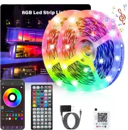 100Ft LED Strip Lights, Smart Light with App Remote Control, RGB LED Lights for