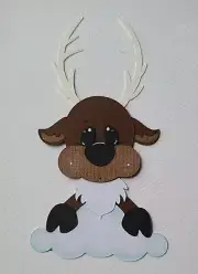 Sven Frozen. Scrapbook, Card Making Paper Piecing