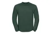 Russell Mens Spotshield Heavy Duty Crew Neck Sweatshirt (Bottle Green) (XS)