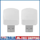 # Mini USB Plug Lamp Computer Mobile Power Reading Book Light (White 2pcs)
