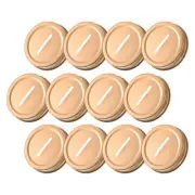 12Pcs Metal Coin Slot Lid 70mm Canning Bank Cap for Money Saving Rose Gold
