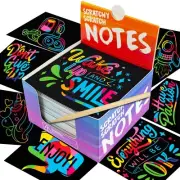 PURPLE LADYBUG Rainbow Scratch Art for Kids Mini Notes - Great Crafts for Kid...